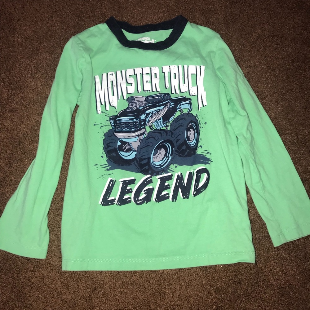 Monster truck long sleeve shirt